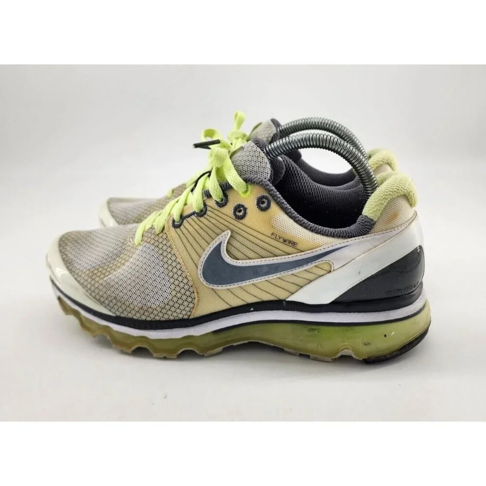 Nike Air Max Flywire 2010 Women's Running Shoes‎ Liquid Lime 386374-100 Size 8
